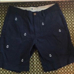 J. Crew cotton anchor pattern shorts — UNWORN